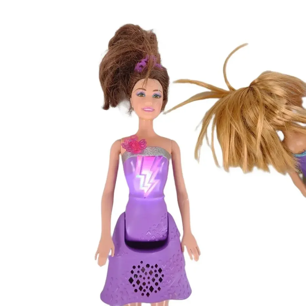Set of 3 Barbie Dolls Princess Power Talking Corinne, Team Stacie, Mermaid Kelly